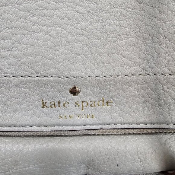 Kate Spade Mariana Mansfield Gray Leather Pebbled Crossbody Bag - Picture 4 of 9